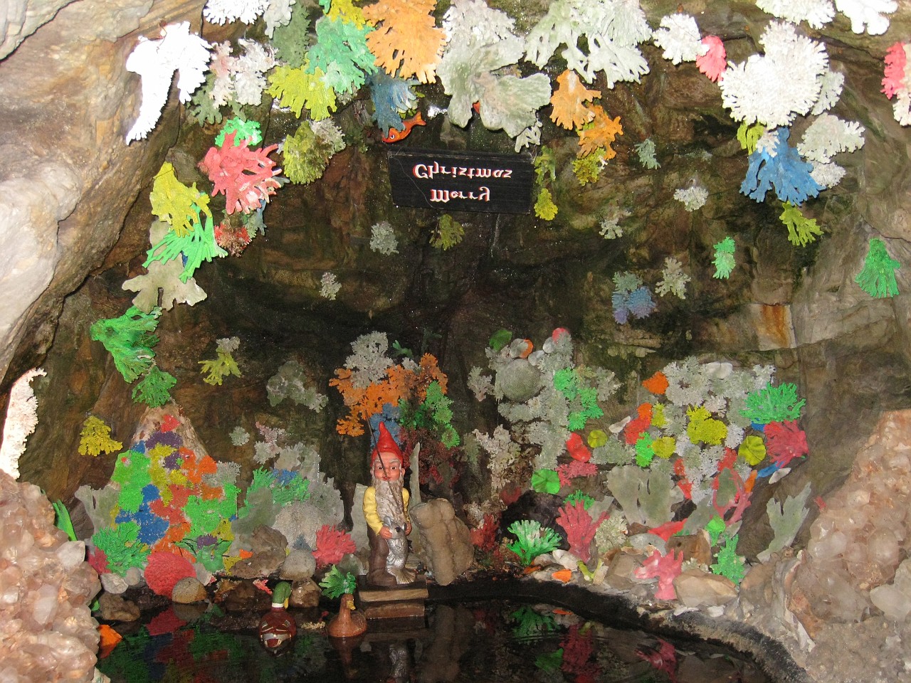 Vacation 2007-12 - Rock City 0292.jpg - Rock City outside of Chattanooga Tennessee has been a tourist attraction since 1932. I remembered seeing barn roofs painted with "See Rock City" and wanted to pay a visit to its home on Lookout Mountain. Christmas Vacation 2007-08.